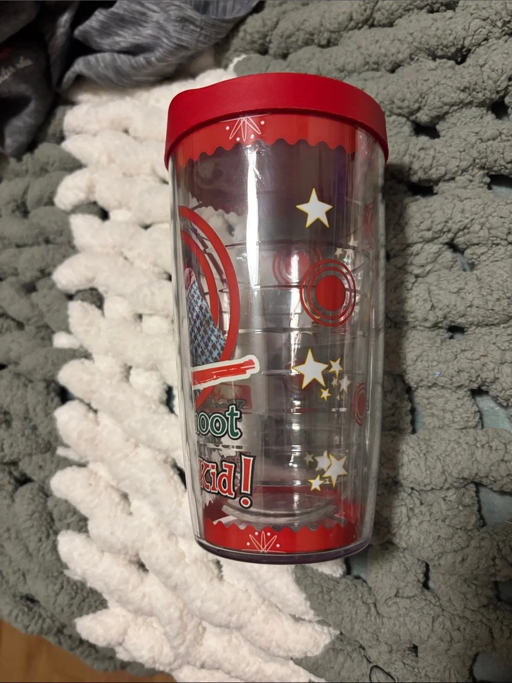 The Christmas Story tervis tumbler 16 ounces good used shaped